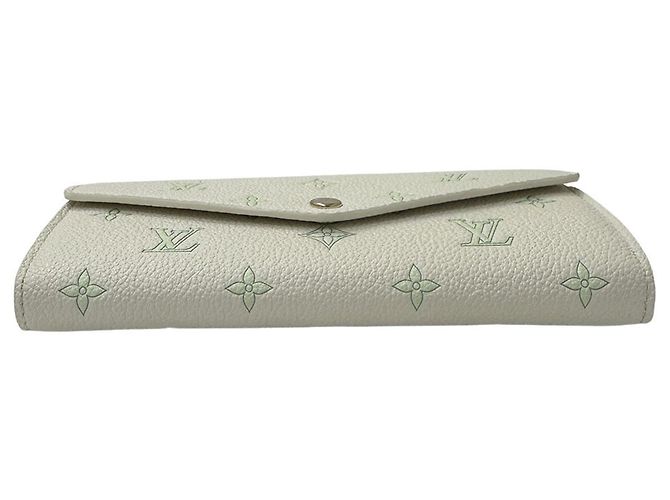 Sarah Cartera Larga Monogram Empreinte Louis Vuitton Blanco - vista 3