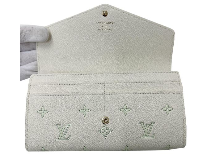 Sarah Cartera Larga Monogram Empreinte Louis Vuitton Blanco - vista 7