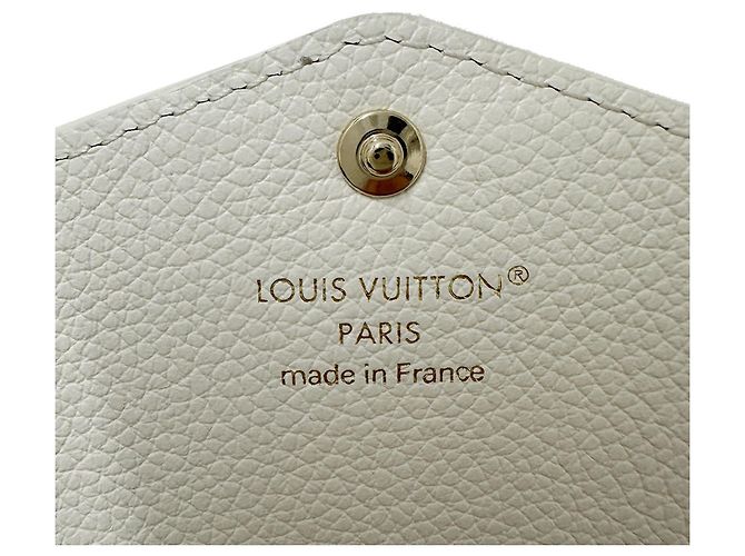 Sarah Cartera Larga Monogram Empreinte Louis Vuitton Blanco - vista 9