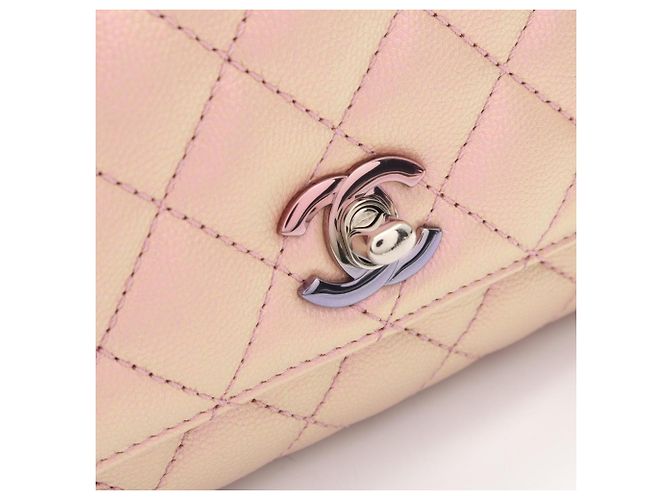 Borsa a mano Chanel Coco Handle XXS Rosa - vista 9