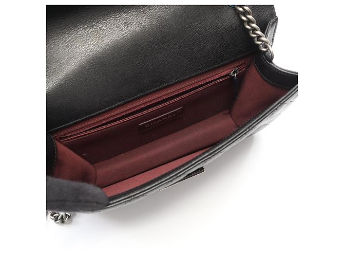 Borsa a Spalla Matelassé CC Università Chanel Nero - vista 3