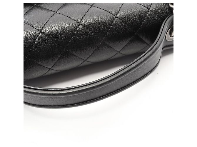 Borsa a Spalla Matelassé CC Università Chanel Nero - vista 9