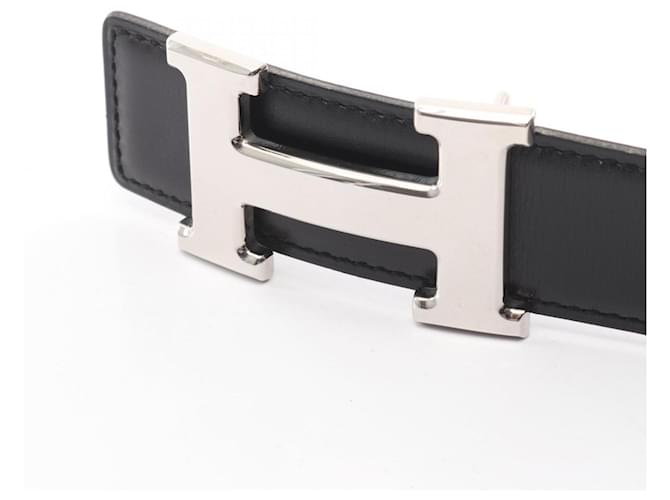 Cinturón Constance H Hermès Castaño Negro - vista 2