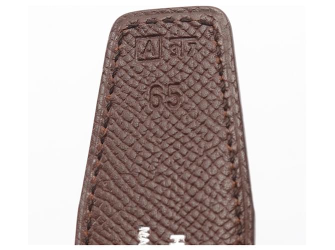 Cinturón Constance H Hermès Castaño Negro - vista 5