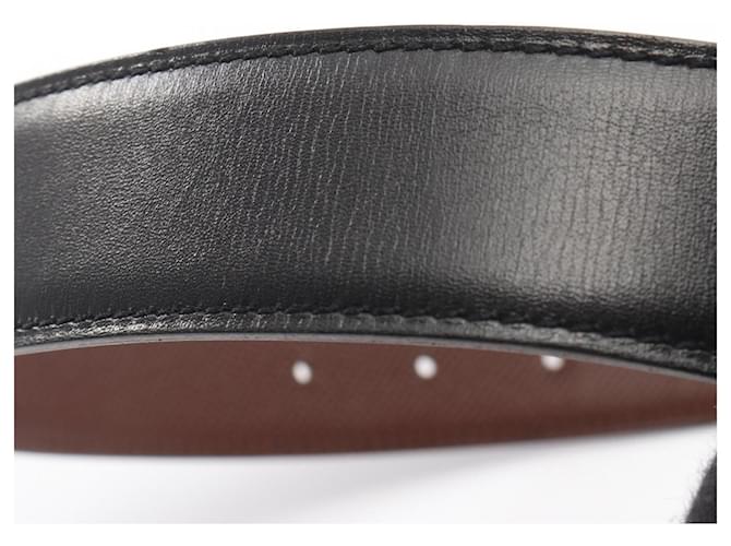 Cinturón Constance H Hermès Castaño Negro - vista 7