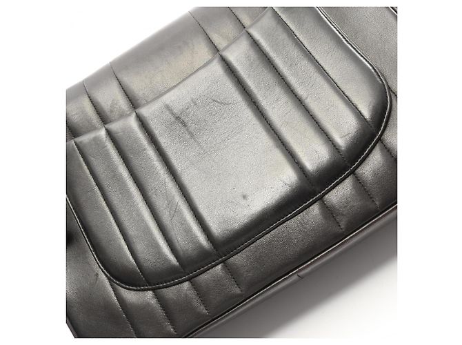 Borsa a Spalla Chanel Mademoiselle Deka Nero - vista 11