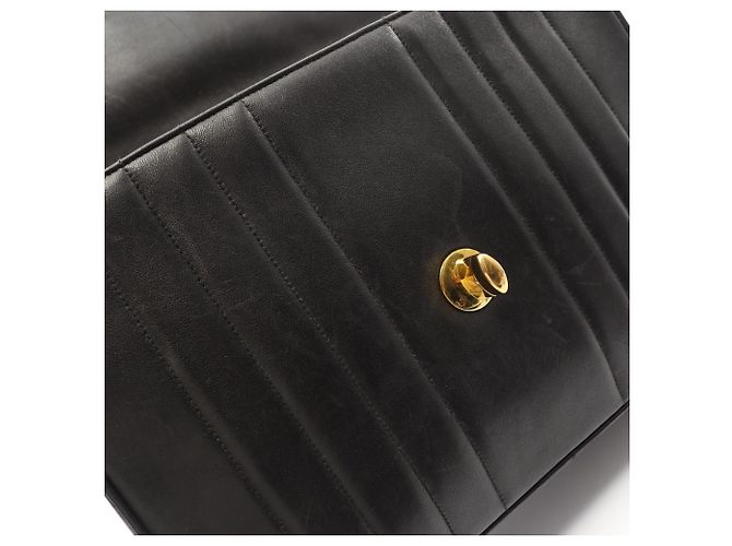 Borsa a Spalla Chanel Mademoiselle Deka Nero - vista 7
