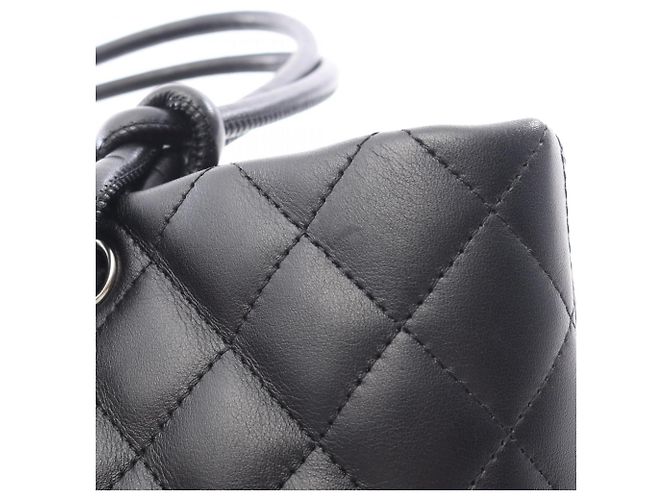 Borsa Tote Media Chanel Cambon Nero - vista 11