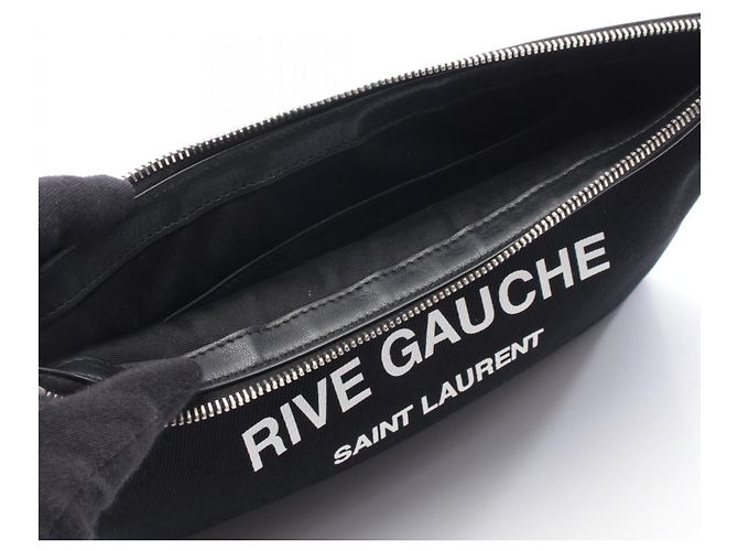 Borsa a mano/Clutch Yves Saint Laurent Rive Gauche Nero - vista 5
