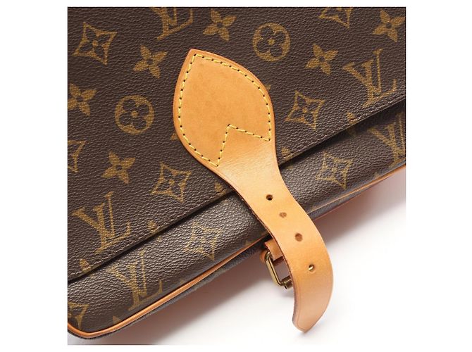 Bolso de Hombro Louis Vuitton Carte Ciel GM Castaño Monograma - vista 10