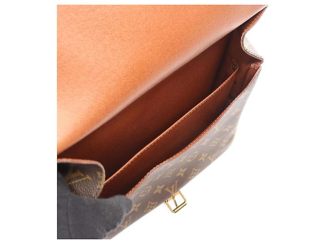 Bolso de Hombro Louis Vuitton Carte Ciel GM Castaño Monograma - vista 3