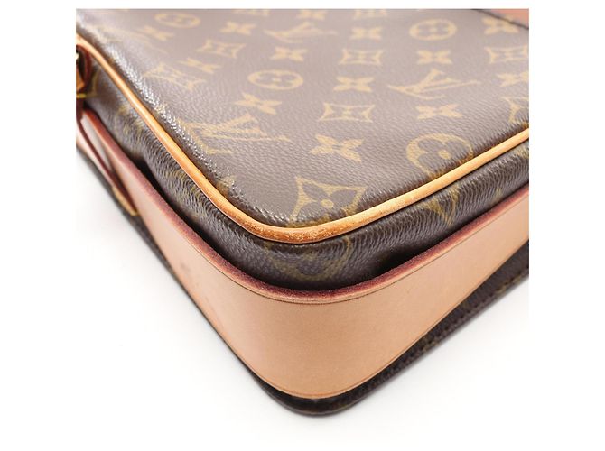 Bolso de Hombro Louis Vuitton Carte Ciel GM Castaño Monograma - vista 9
