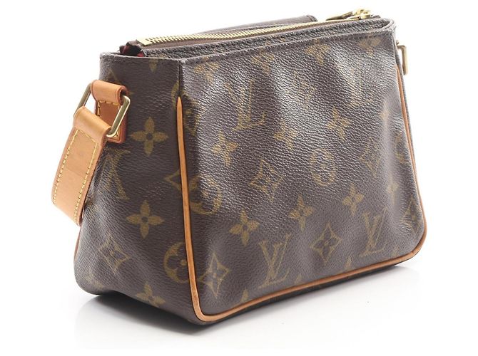 Borsa a Spalla Louis Vuitton Viva Cite PM Marrone Monogramma - vista 2