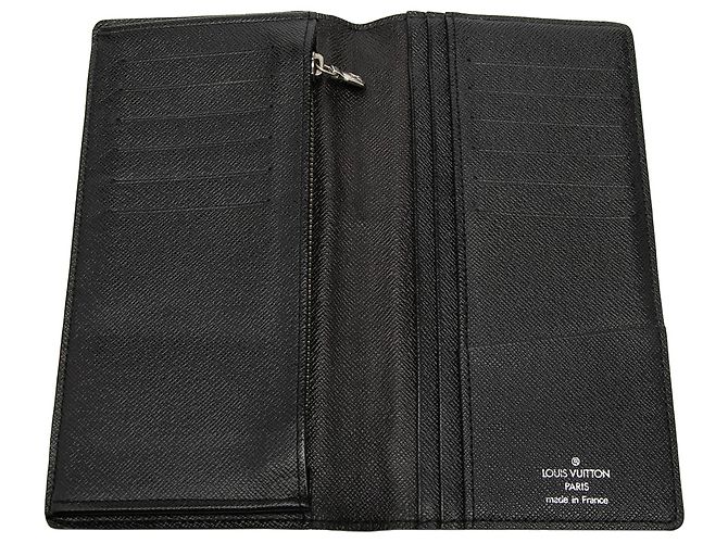 Cartera Larga Brazza Damier Graphite Negra Louis Vuitton Negro - vista 4