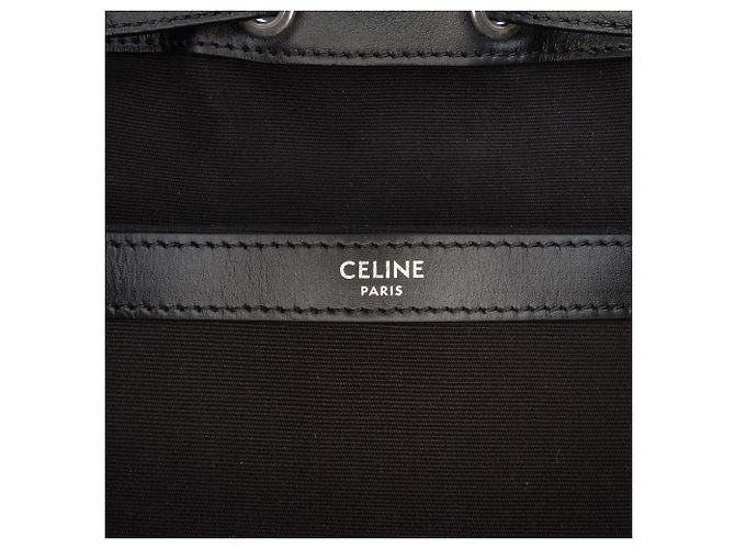 Céline Celine Brauner Medium Triomphe beschichteter Canvas-Rucksack Dunkelbraun - Ansicht 5