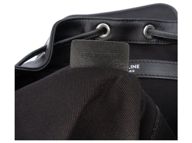 Céline Celine Brauner Medium Triomphe beschichteter Canvas-Rucksack Dunkelbraun - Ansicht 6