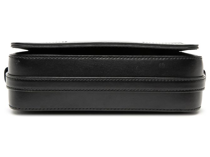 Borsa a tracolla Grace in pelle nera piccola di Burberry Nero - vista 3