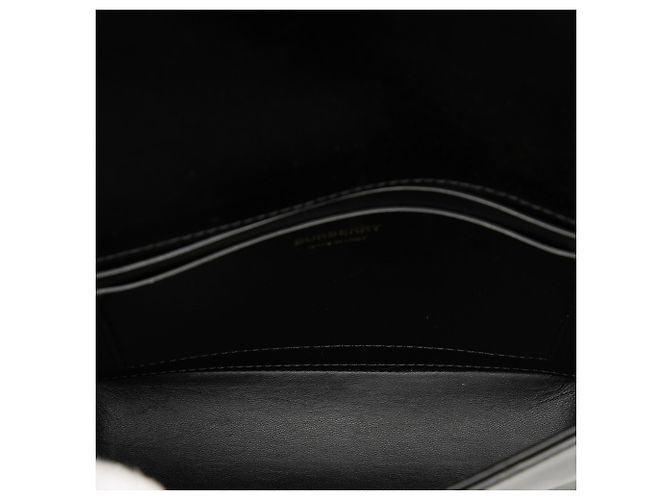 Borsa a tracolla Grace in pelle nera piccola di Burberry Nero - vista 4