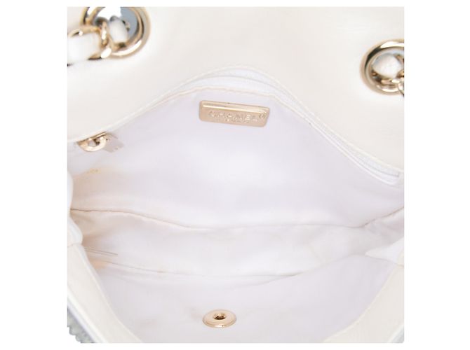 Chanel Brown Small Sequins Single Flap Beige - view 4