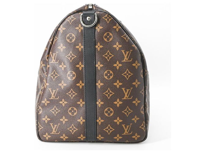 Keepall Borsa Boston Macassar Monogramma Marrone Louis Vuitton - vista 4