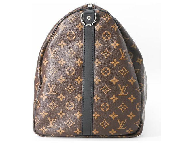 Keepall Borsa Boston Macassar Monogramma Marrone Louis Vuitton - vista 5