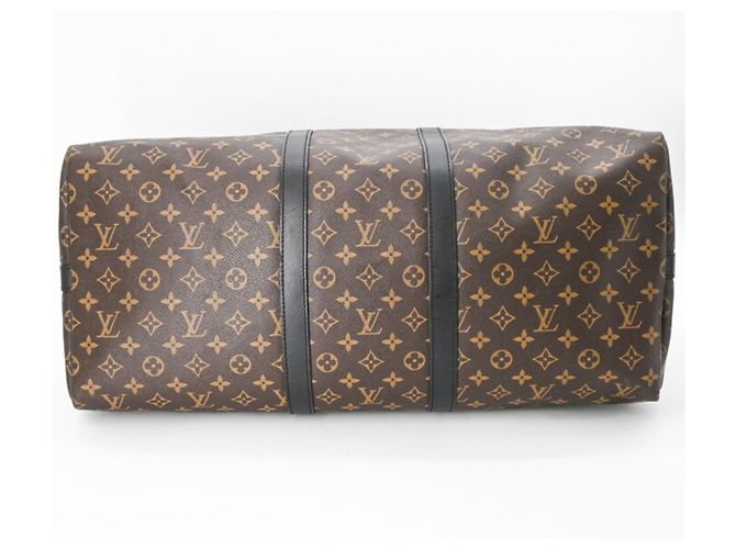 Keepall Borsa Boston Macassar Monogramma Marrone Louis Vuitton - vista 6