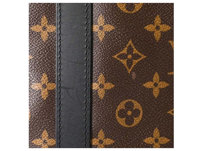 Keepall Borsa Boston Macassar Monogramma Marrone Louis Vuitton - vista 8