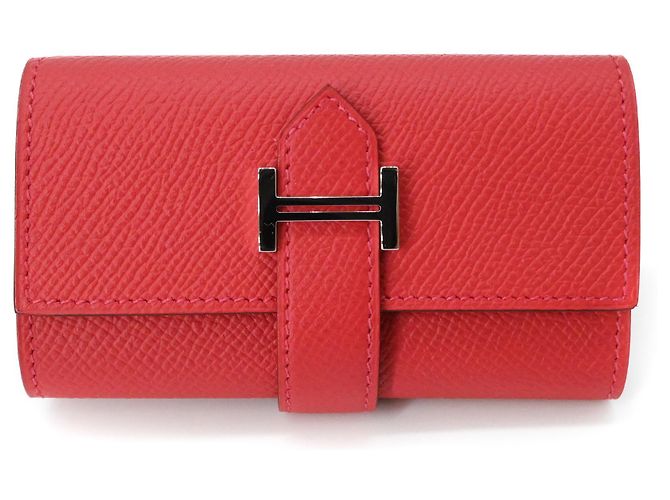 Hermès Hermes Bearn 4-Ring Keycase Red - view 2
