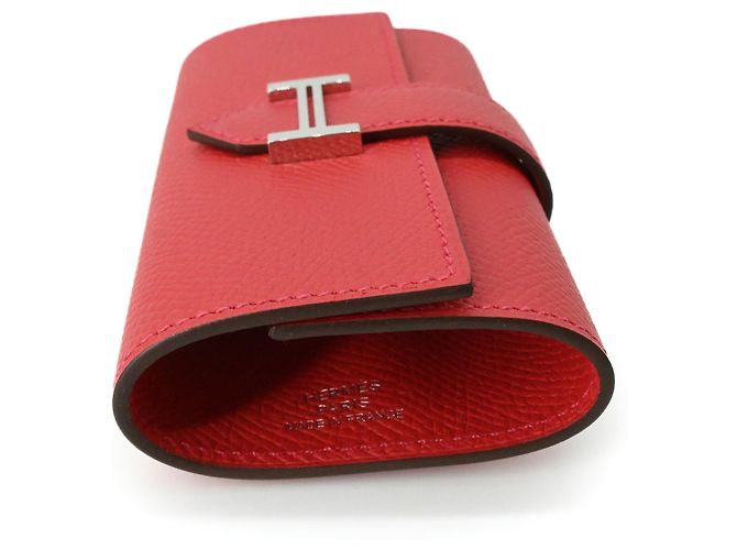 Hermès Hermes Bearn 4-Ring Keycase Red - view 5