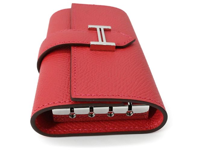 Hermès Hermes Bearn 4-Ring Keycase Red - view 6