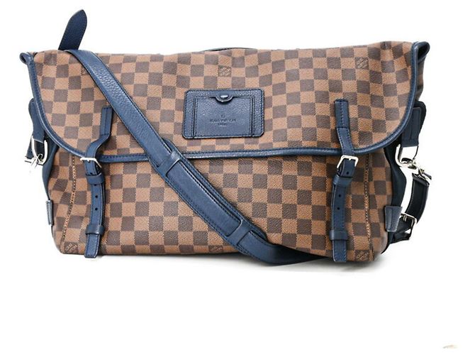 LOUIS VUITTON Borsa a Spalla Damier Sprinter GM Marrone Blu navy Damier ebene - vista 2