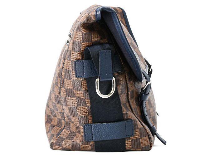 LOUIS VUITTON Borsa a Spalla Damier Sprinter GM Marrone Blu navy Damier ebene - vista 4