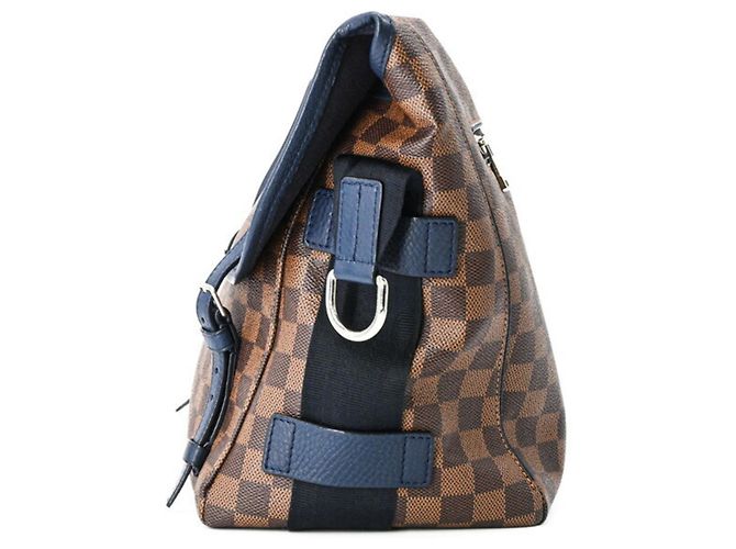 LOUIS VUITTON Borsa a Spalla Damier Sprinter GM Marrone Blu navy Damier ebene - vista 5