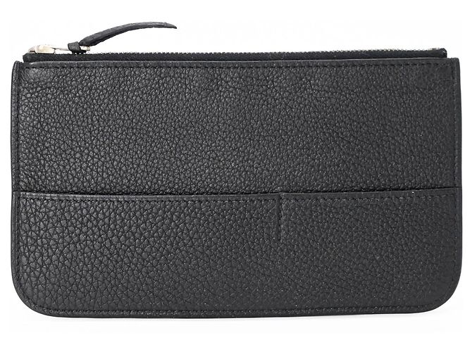 Hermès HERMES Dogon GM Duo Evercolor Leather Long Wallet Black - view 14