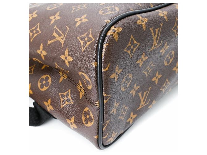 Louis Vuitton Monogram Macassar Parc Rucksack Braun Schwarz Monogramm - Ansicht 11