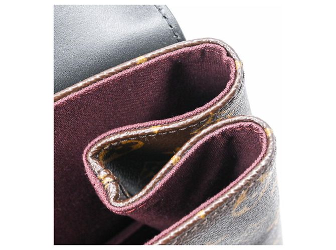 Louis Vuitton Monogram Macassar Parc Rucksack Braun Schwarz Monogramm - Ansicht 20
