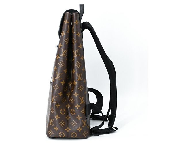 Louis Vuitton Monogram Macassar Parc Rucksack Braun Schwarz Monogramm - Ansicht 4