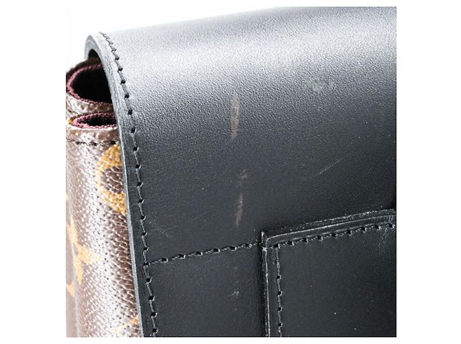 Louis Vuitton Monogram Macassar Parc Rucksack Braun Schwarz Monogramm - Ansicht 9