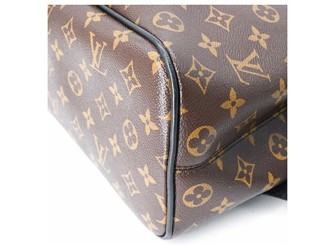 Louis Vuitton Monogram Macassar Parc Rucksack Braun Schwarz Monogramm - Ansicht 13
