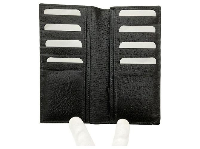Gucci GG Marmont schwarzes Leder Langwallet - Ansicht 5