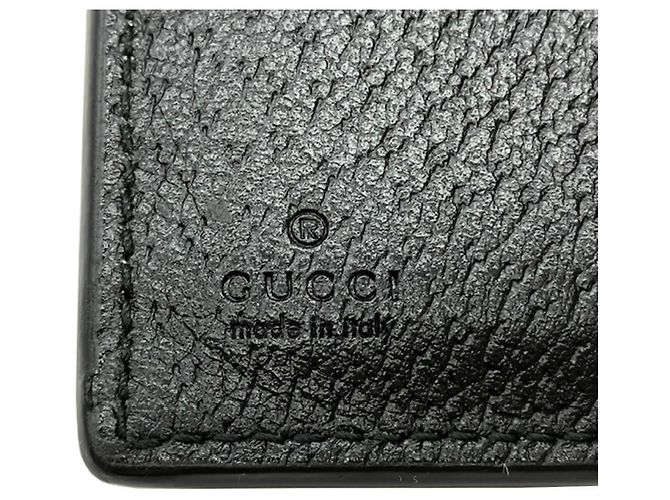Gucci GG Marmont schwarzes Leder Langwallet - Ansicht 6
