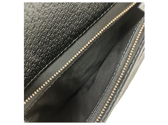 Gucci GG Marmont schwarzes Leder Langwallet - Ansicht 8