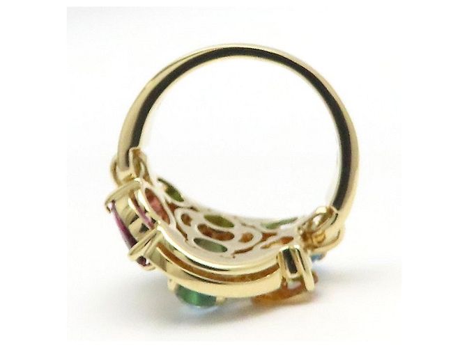 Bulgari Anello Bvlgari Astrale Cerchi Multi-Gem D'oro - vista 10