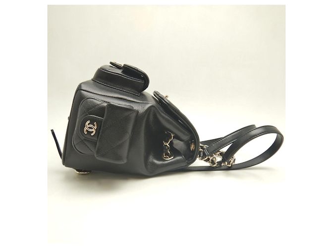 Zaino Matelassé Piccolo Chanel Nero - vista 4