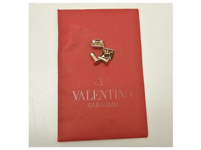 Clutch in pelle di agnello Rockstud VALENTINO Rosa - vista 18