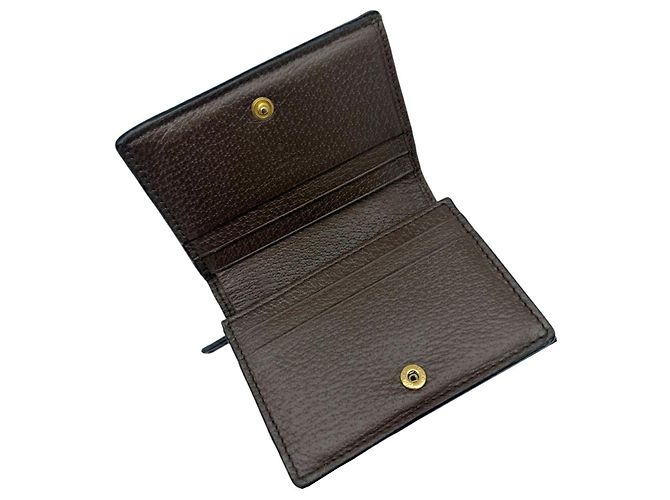 Billetera Compacta GG Stream de Gucci Negro Roja Beige - vista 12