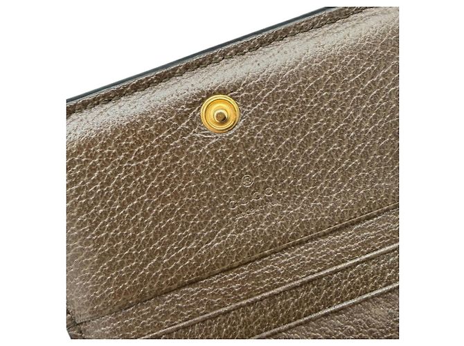 Billetera Compacta GG Stream de Gucci Negro Roja Beige - vista 15