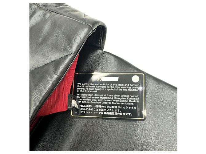 Borsa Chanel 19 in agnello nero - vista 14