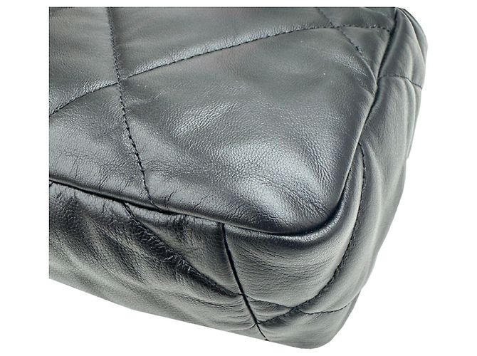 Borsa Chanel 19 in agnello nero - vista 8