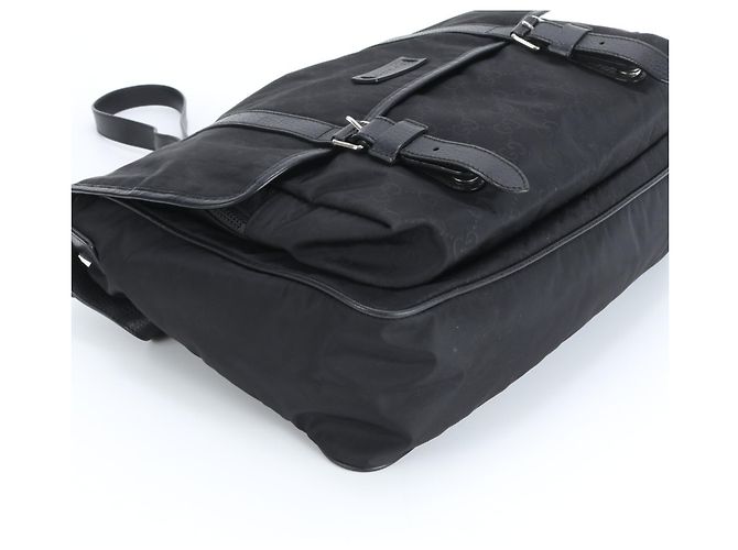 Borsa a Spalla in Nylon e Pelle GG di Gucci Nero - vista 4